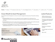 Tablet Screenshot of gracewealth.com